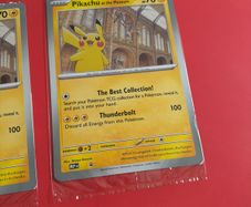 Pikachu at museum promo card (sealed)