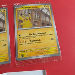 Pikachu at museum promo card (sealed)