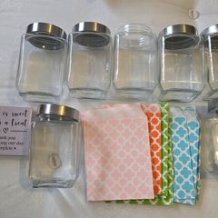 Jar and Candy bag and Tongs