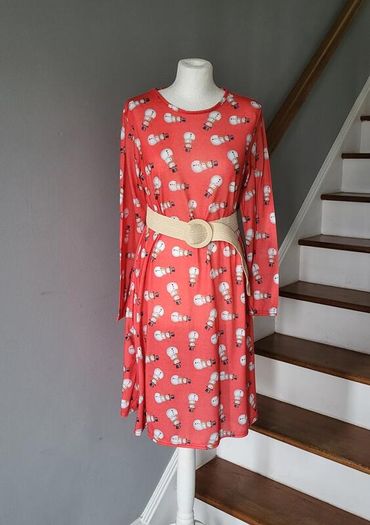 CurveWow red Xmas dress, Size 16, BNWT