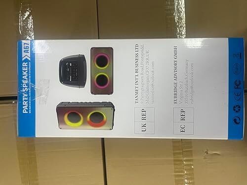 Bluetooth Speakers, 60W(80W Peak) Portable Loud Wireless Stereo Speaker with Rich Bass, Bluetooth 5.0, FM Radio, Colorful Lights, TWS Pairing, 10000mAh Battery, Outdoor Speaker for Home Party Gifts