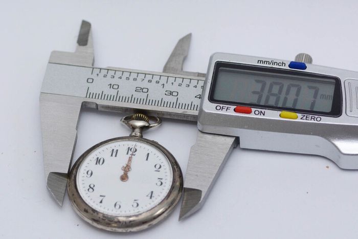 Vintage Bordeaux  Gents Mechanical  Silver Pocket Watch