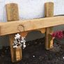 Rustic Oak Beam floating shelf / display Image 2