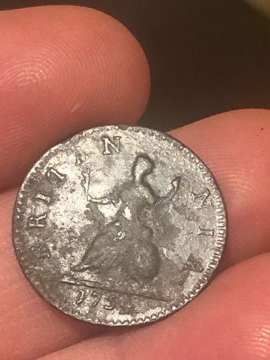 1754 Farthing George II