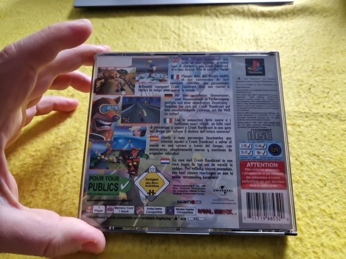 Crash Bandicoot 3 Warpped PlayStation1 Ps1 PlayStation2 Ps2 Games Original