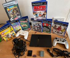ps2 PlayStation 2 Slim Big Bundle