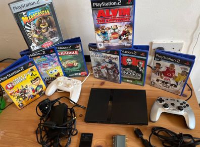 ps2 PlayStation 2 Slim Big Bundle