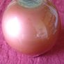 9 Inches Tall Orange Glass Vase Made In Spain Image 7
