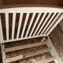 White Wooden Single Bed Image 2