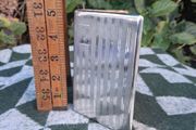 Mid Century Large Sterling Silver Gilded Cigarette Case(185 grams)