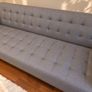 3-Seater Fabric Sofa Grey Image 3