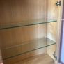 Light Oak Display Cabinet / Storage Unit with Glass Doors Image 6