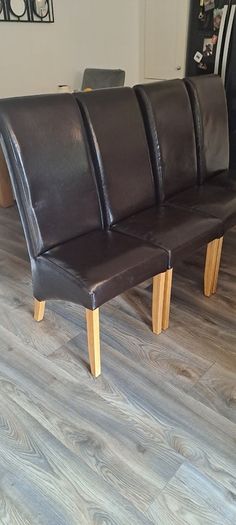 Dining chairs x 4