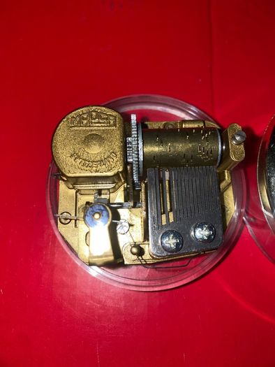 antique mapsa musical box Swiss musical movement