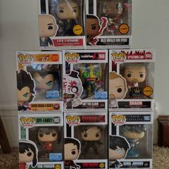 Bundle of 8 Funko Pop Chase Limited edition figures.