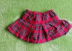 Benetton tartan skirt 3-6m