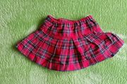 Benetton tartan skirt 3-6m