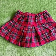 Benetton tartan skirt 3-6m