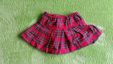 Benetton tartan skirt 3-6m