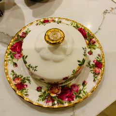 Royal Albert bone china butter dish