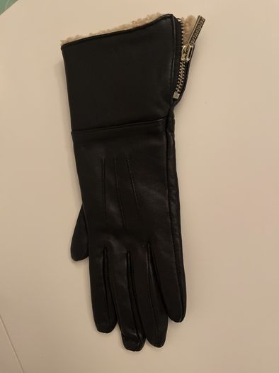 Lady faux fur gloves