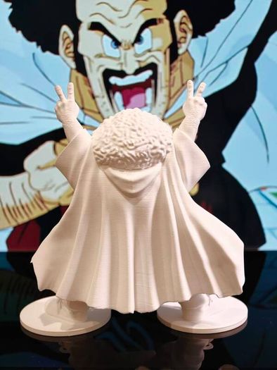 3D Printed Mr. Satan From Dragon Ball Z Figurine