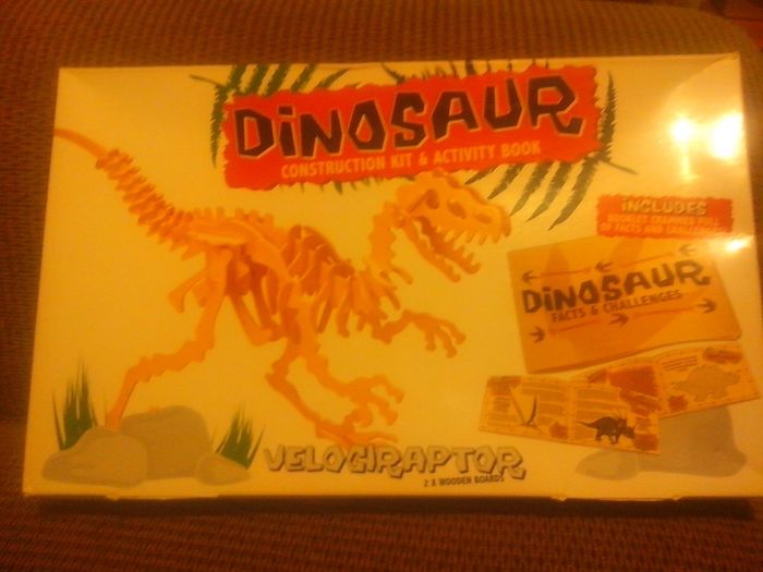 Dinosaur model making set.