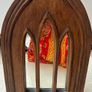 Gothic Style Wooden Wall Mirror Image 7
