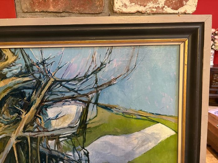 Original oil painting - Albert B Ogden