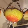 Original Art Deco ceiling centrepiece light Image 6