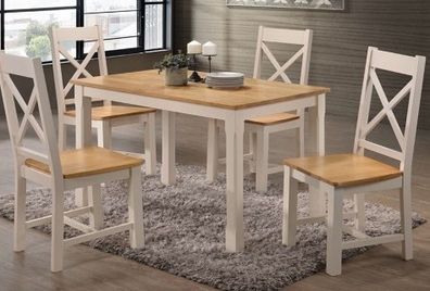 Table and 4 chairs.