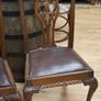 Edwardian Chippendale-Style Beech Dining Chairs _ Set of 6 Image 8