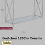 Gretchen 120Cm Console Table By Fairmont Park Image 2