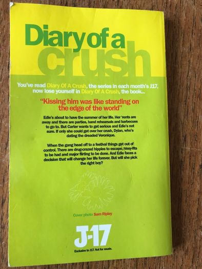 Diary of a Crush Losing It    (A J-17 Book)