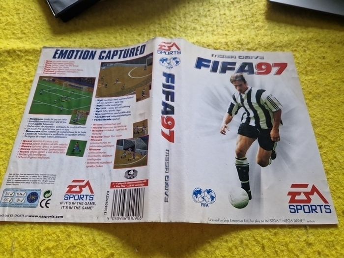 Fifa 97 1997 Mega Drive Arcade Retro Games Original