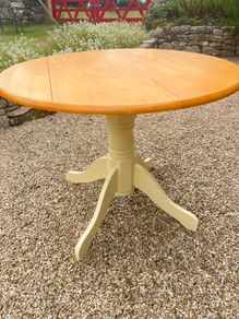 Solid wood dining table