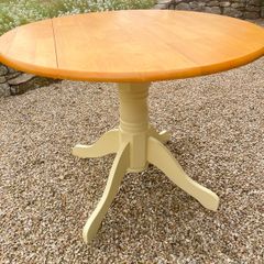 Solid wood dining table