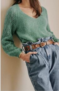 Sezane Mint Green jumper