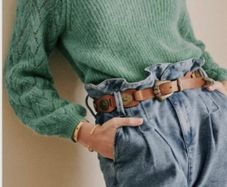 Sezane Mint Green jumper