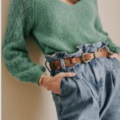 Sezane Mint Green jumper