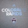 Colorado Rapids (M) Tee Shirt Jersey adidas Soccer Football Grey MLS Denver Major League Soccer Tshirt USA America Medium Image 2