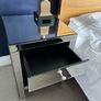 Mirrored bedside lockers / tables - x2 Image 2