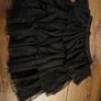 Girls black sequence skirt Image 3