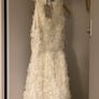 Size 6 Cream 3D Flower Occasion Midi/Maxi Dress from River Island Image 4