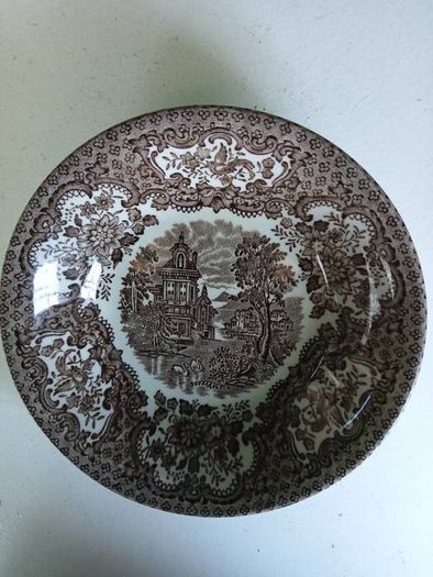 Staffordshire dessert bowls x 2