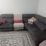 L-shaped Corner Sofa with Electric recliner and usb charger, Michael Murphy Furniture Dewsbury Sofa Grey Image 2