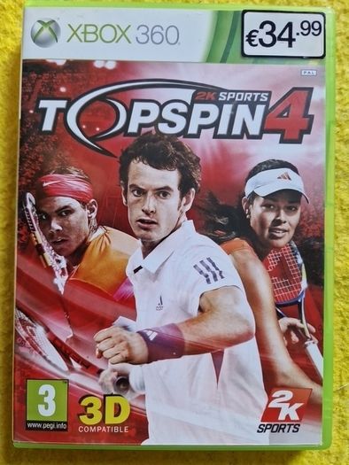 Top Spin 4 2K sports Xbox360 Games Original