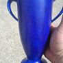 2 X George Clews Art Deco Chamelon ware With Sterling Silver Rims Image 6