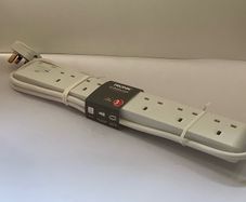 Tronic extension lead with six sockets