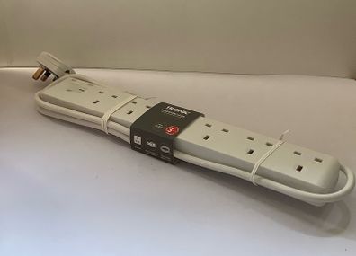 Tronic extension lead with six sockets